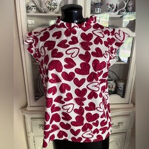 Red Heart Top Size Large
